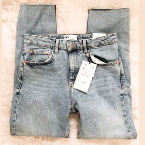 NWT Zara High Rise Jeans
